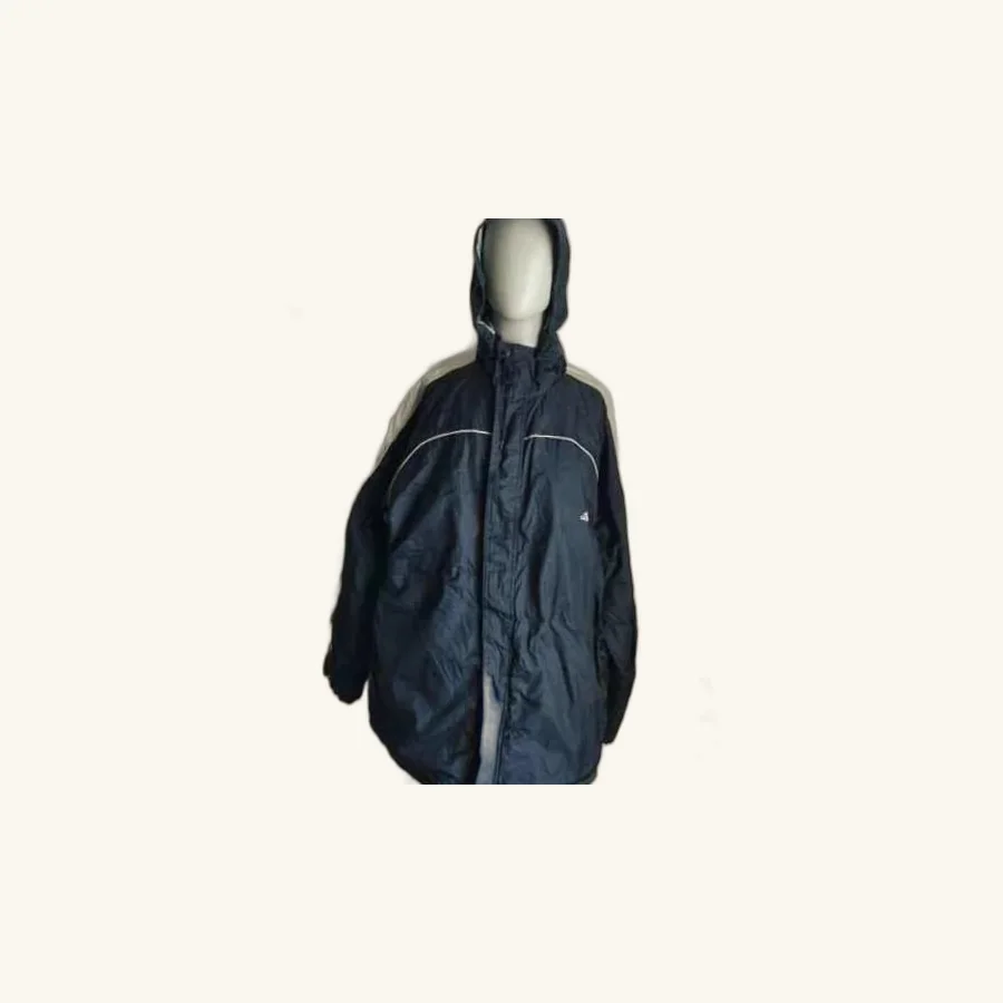 Parka Adidas bleu et gris XXL